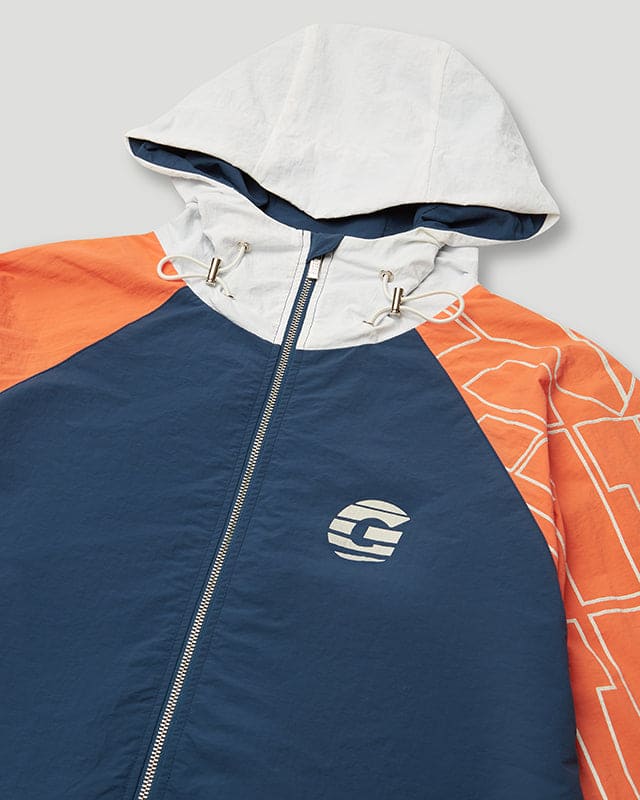 Sportsman Windbreaker Navy/Orange