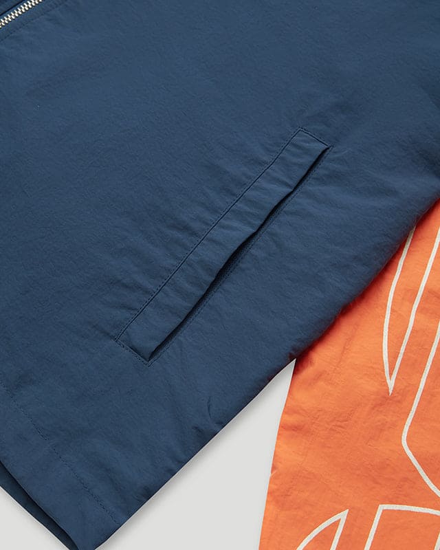 Sportsman Windbreaker Navy/Orange