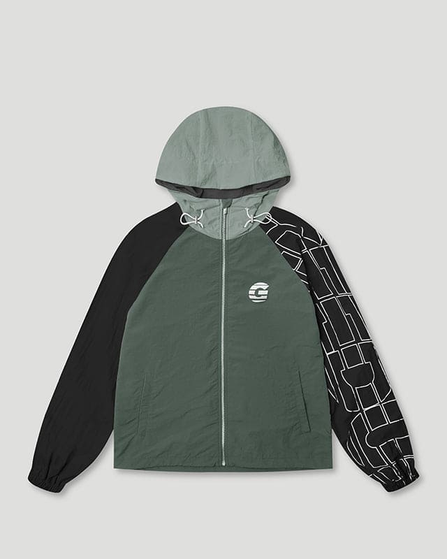 Sportsman Windbreaker Moss Green/Black