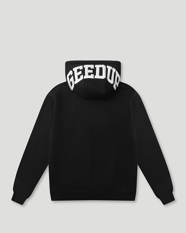 Team Logo Hooded Jacket Black