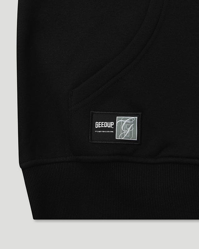 Team Logo Hooded Jacket Black