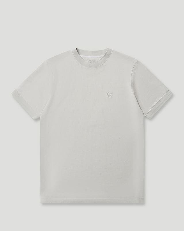 Generals Slim Fit Pique T-Shirt Nimbus Cloud