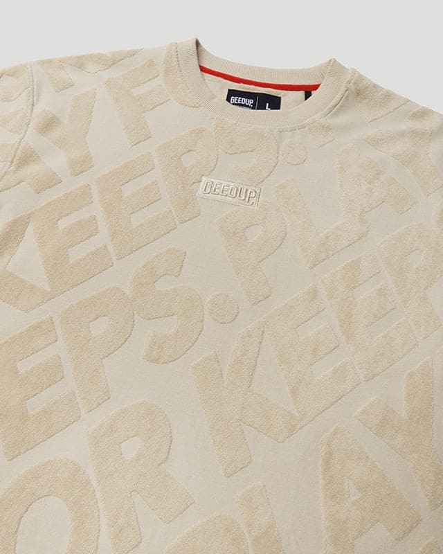 PFK Jacquard T-Shirt Beige