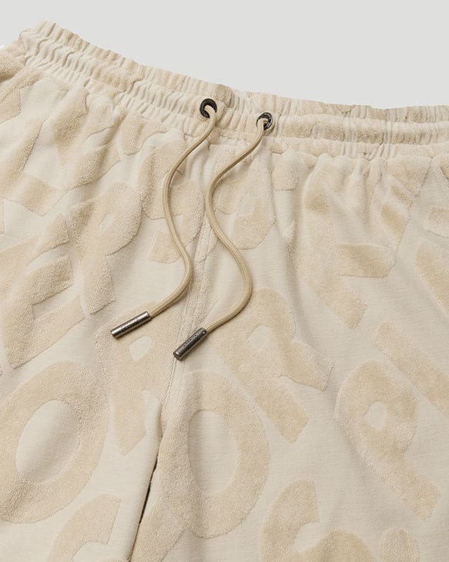PFK Jacquard Short Beige