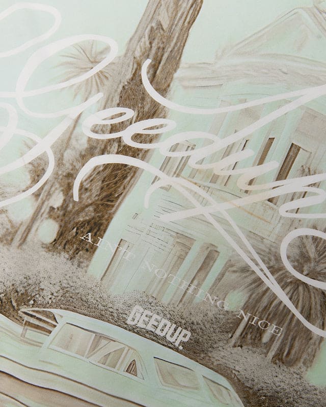 C.D.G Silk Scarf Pastel Mint