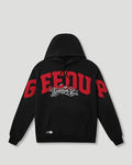 Team Logo/Handstyle Hoodie Black/Red