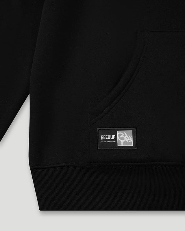 Team Logo/Handstyle Hoodie Black/Red