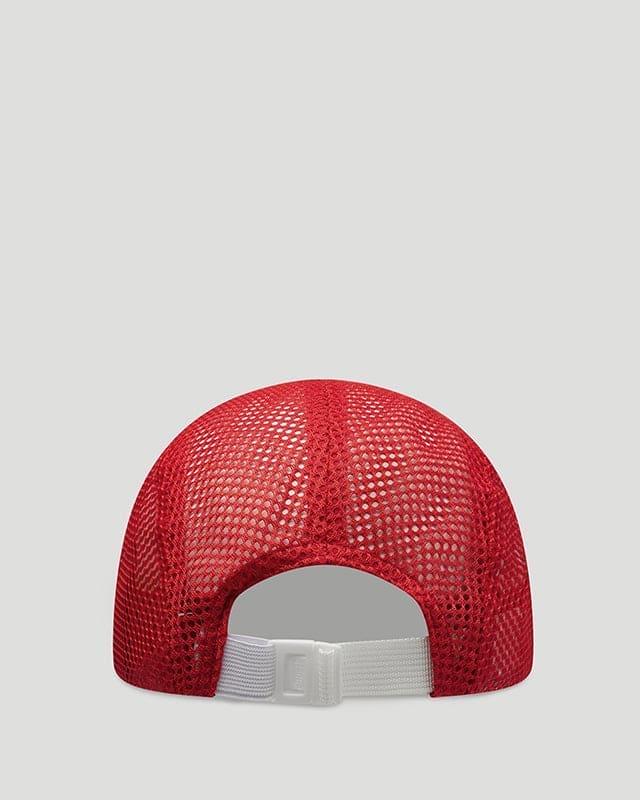 Team Logo Mesh Hat Red
